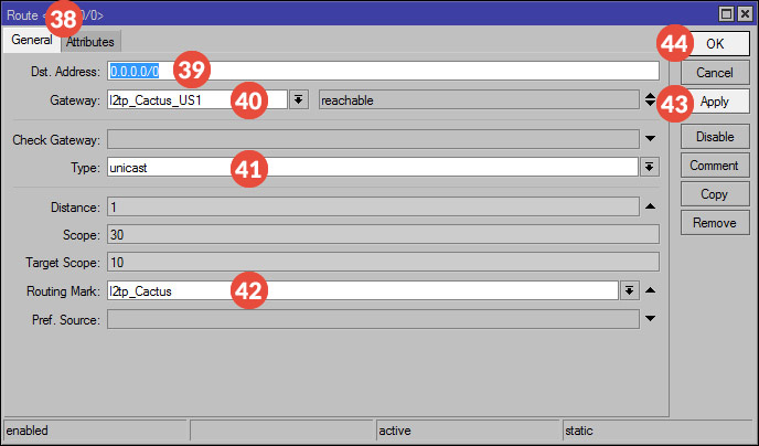 How to set up L2TP VPN on Mikrotik Routers: Step 13