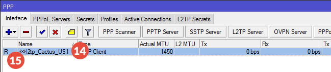 How to set up L2TP VPN on Mikrotik Routers: Step 6