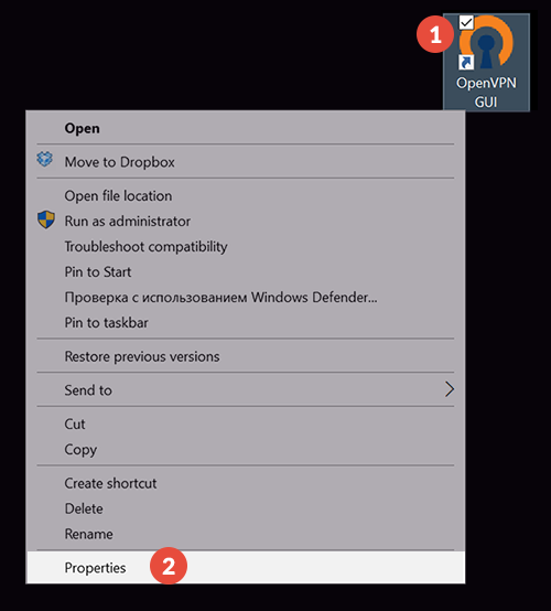 How to set up OpenVPN on Windows 10: Step 7-1