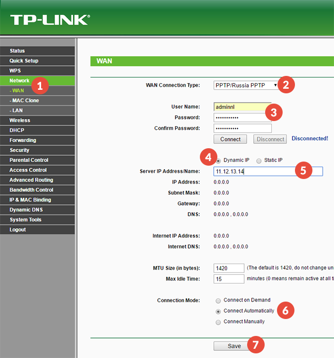 How to set up VPN on TP-Link Routers: Step 1