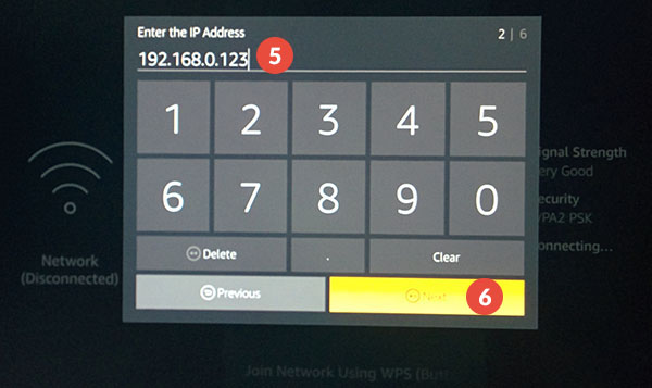 Amazon Fire TV and Fire TV Stick Smart DNS Setup: Step 4