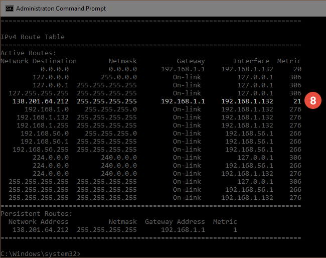 How to bypass VPN for specific websites and IPs: Step 6