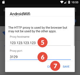 How to Set Up Proxy on Android: Step 4