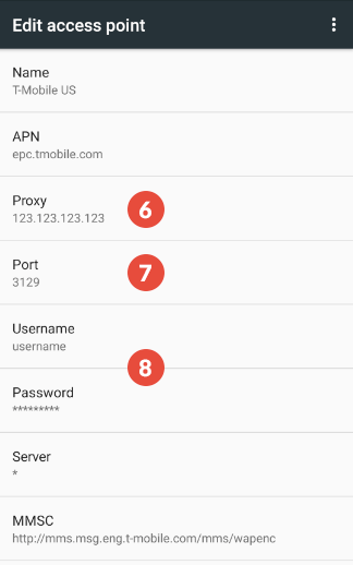 How to Set Up Proxy on Android Mobile Network: Step 6