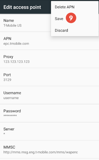 How to Set Up Proxy on Android Mobile Network: Step 7