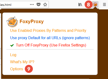 How to set up SOCKS5 Proxy on Firefox: Step 6