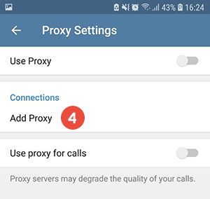 How to Set Up SOCKS5 Proxy on Telegram for Android: Step 4