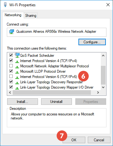 How to Disable IPv6 on Windows 10: Step 4