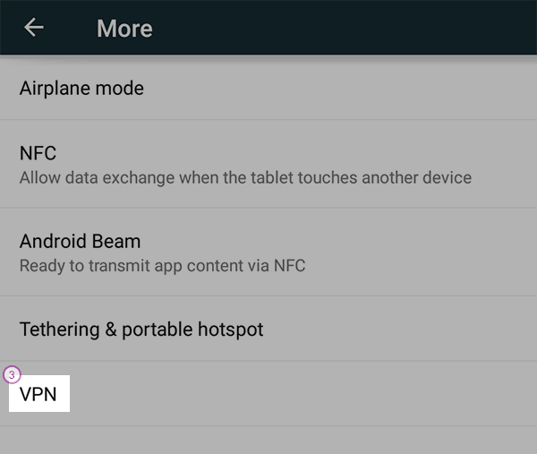 How to set up L2TP VPN on Android Lollipop: Step 3