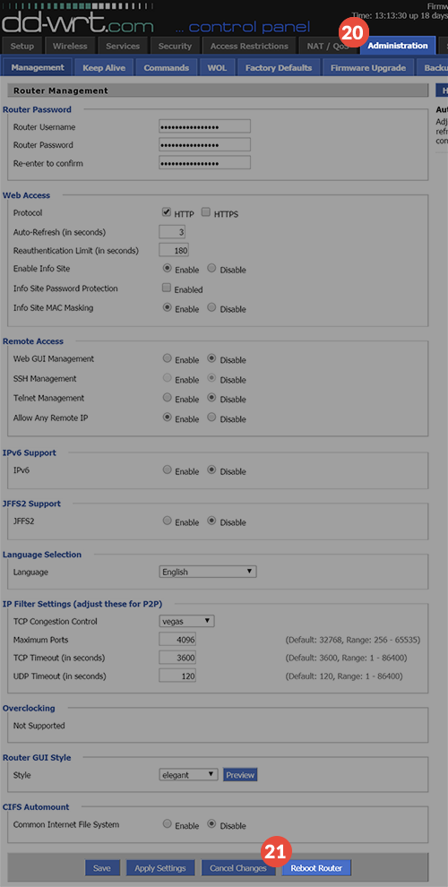 How to set up L2TP VPN on DD-WRT Routers: Step 4