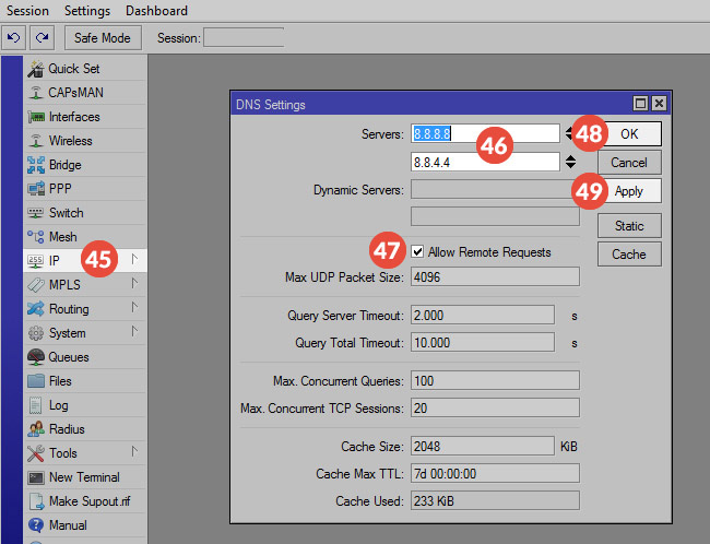 How to set up L2TP VPN on Mikrotik Routers: Step 14