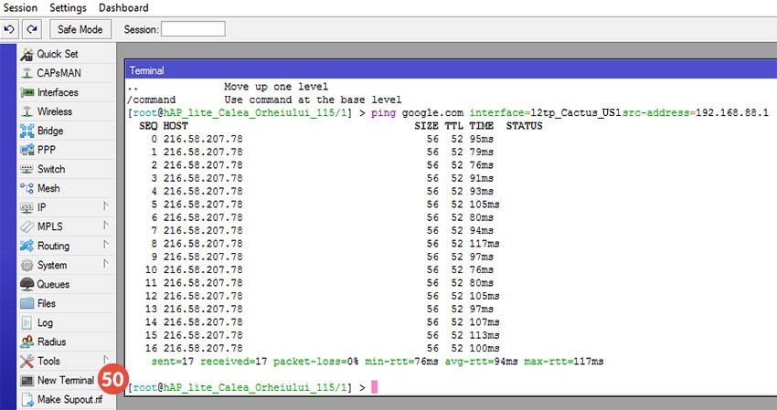 How to set up L2TP VPN on Mikrotik Routers: Step 15