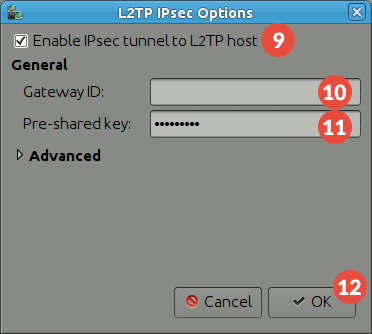 How to set up L2TP/IPSec VPN on Ubuntu: Step 5