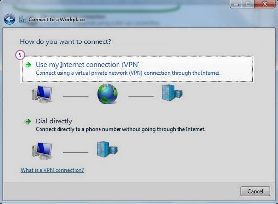 How to set up L2TP VPN on Windows 7: Step 4