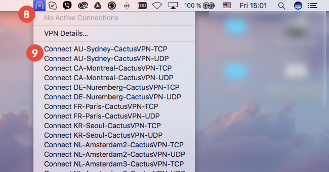 How to set up OpenVPN on macOS: Step 7