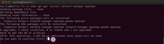 How to set up OpenVPN on Ubuntu: Step 3