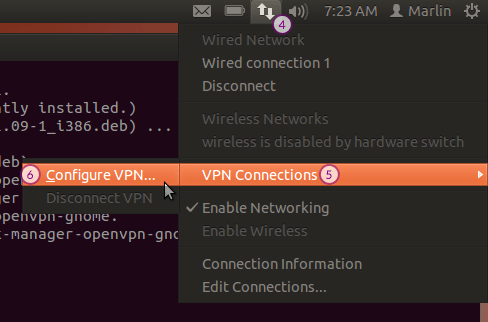setup openvpn ubuntu 12.10