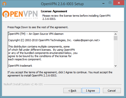 How to set up OpenVPN on Windows Vista: Step 2