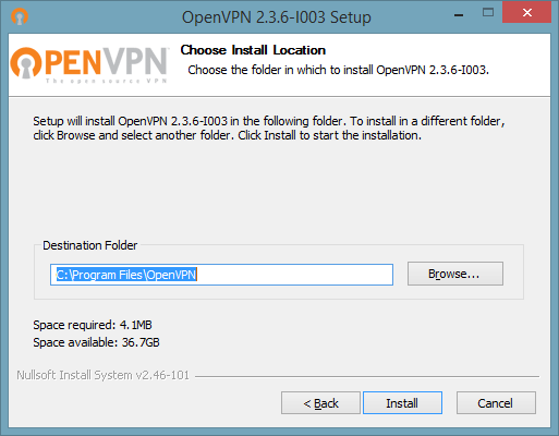 How to set up OpenVPN on Windows XP: Step 4