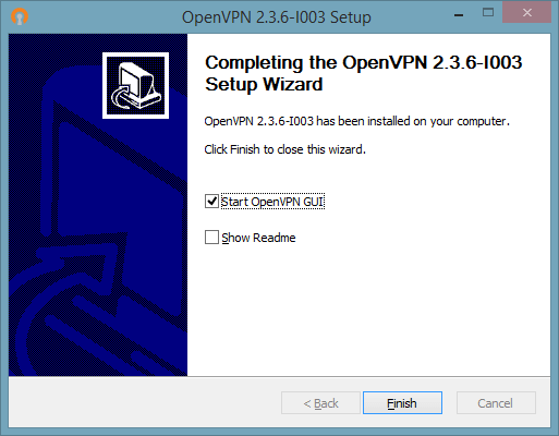 How to set up OpenVPN on Windows XP: Step 7