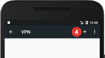 How to set up PPTP VPN on Android Marshmallow: Step 4