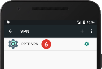 How to set up PPTP VPN on Android Marshmallow: Step 7
