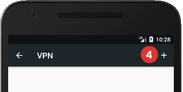 How to set up PPTP VPN on Android Nougat: Step 4