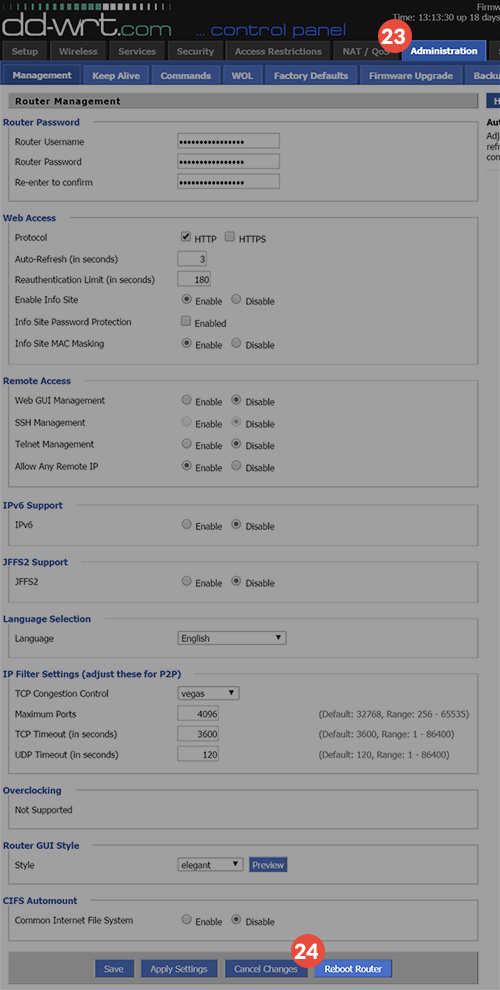 How to set up PPTP VPN on DD-WRT Routers: Step 4