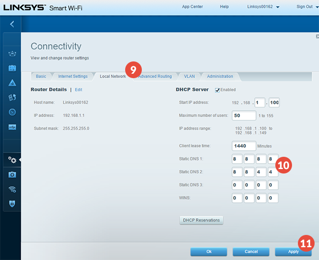 How to set up VPN on Linksys Routers: Step 3