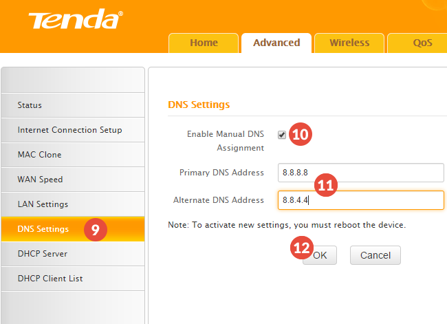 How to set up VPN on Tenda Routers: Step 3