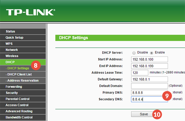 How to set up VPN on TP-Link Routers: Step 2