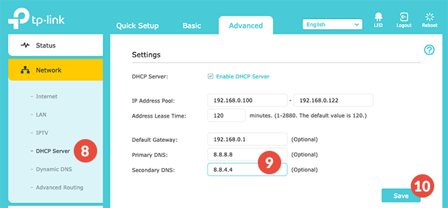 How to set up VPN on TP-Link Routers: Step 2