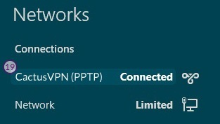 How to set up PPTP VPN on Windows 8: Step 11