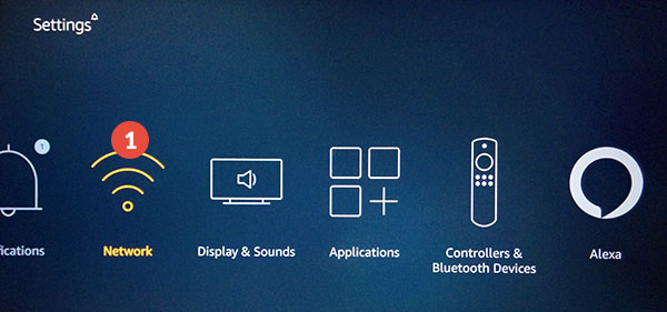 Amazon Fire TV and Fire TV Stick Smart DNS Setup: Step 1