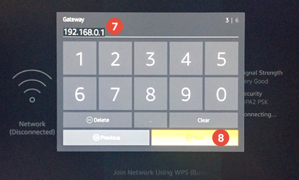 Amazon Fire TV and Fire TV Stick Smart DNS Setup: Step 5