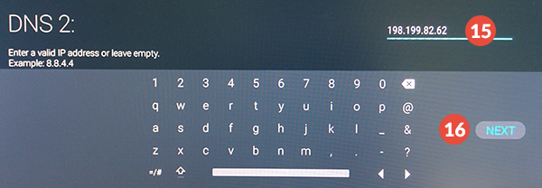 Android TV Box Smart DNS Setup: Step 11