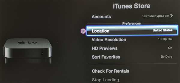 How to set up Smart DNS on Apple TV 3: Step 10