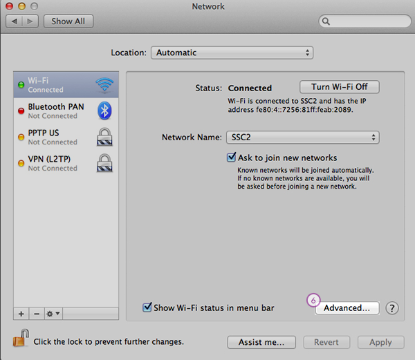 Mac-OS Smart DNS Setup: Step 4