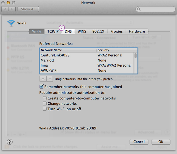 Mac-OS Smart DNS Setup: Step 5