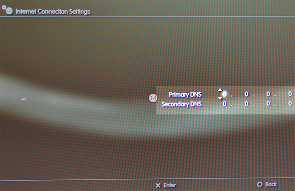 PS3 Smart DNS Setup: Step 12