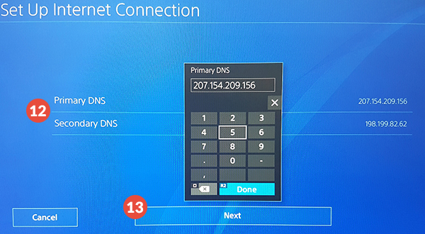 PS4 Smart DNS Setup: Step 11