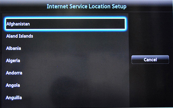 How to change region on Samsung Smart TV: Step 15