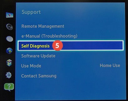 How to change region on Samsung Smart TV: Step 5