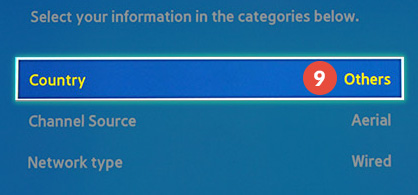 How to change region on Samsung Smart TV: Step 11