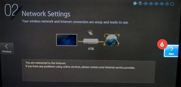 How to change region on Samsung Smart TV: Step 10