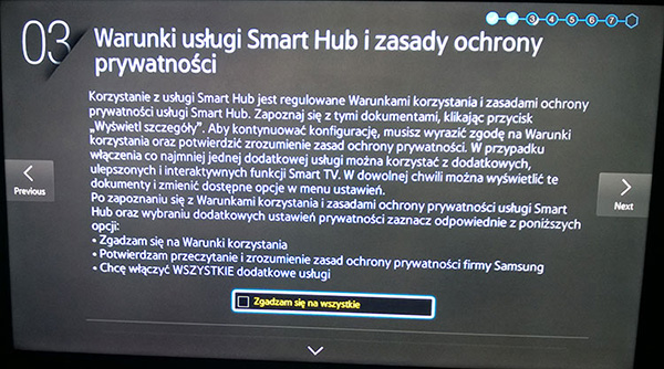 How to change region on Samsung Smart TV: Step 11