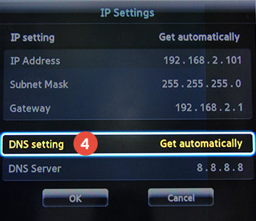 Samsung-Smart-TV Smart DNS Setup: Step 4