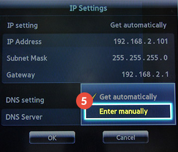 Samsung-Smart-TV Smart DNS Setup: Step 5