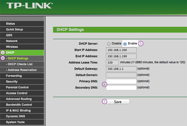 TP-Link Smart DNS Setup: Step 2