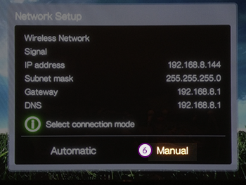 WD TV Smart DNS Setup: Step 7